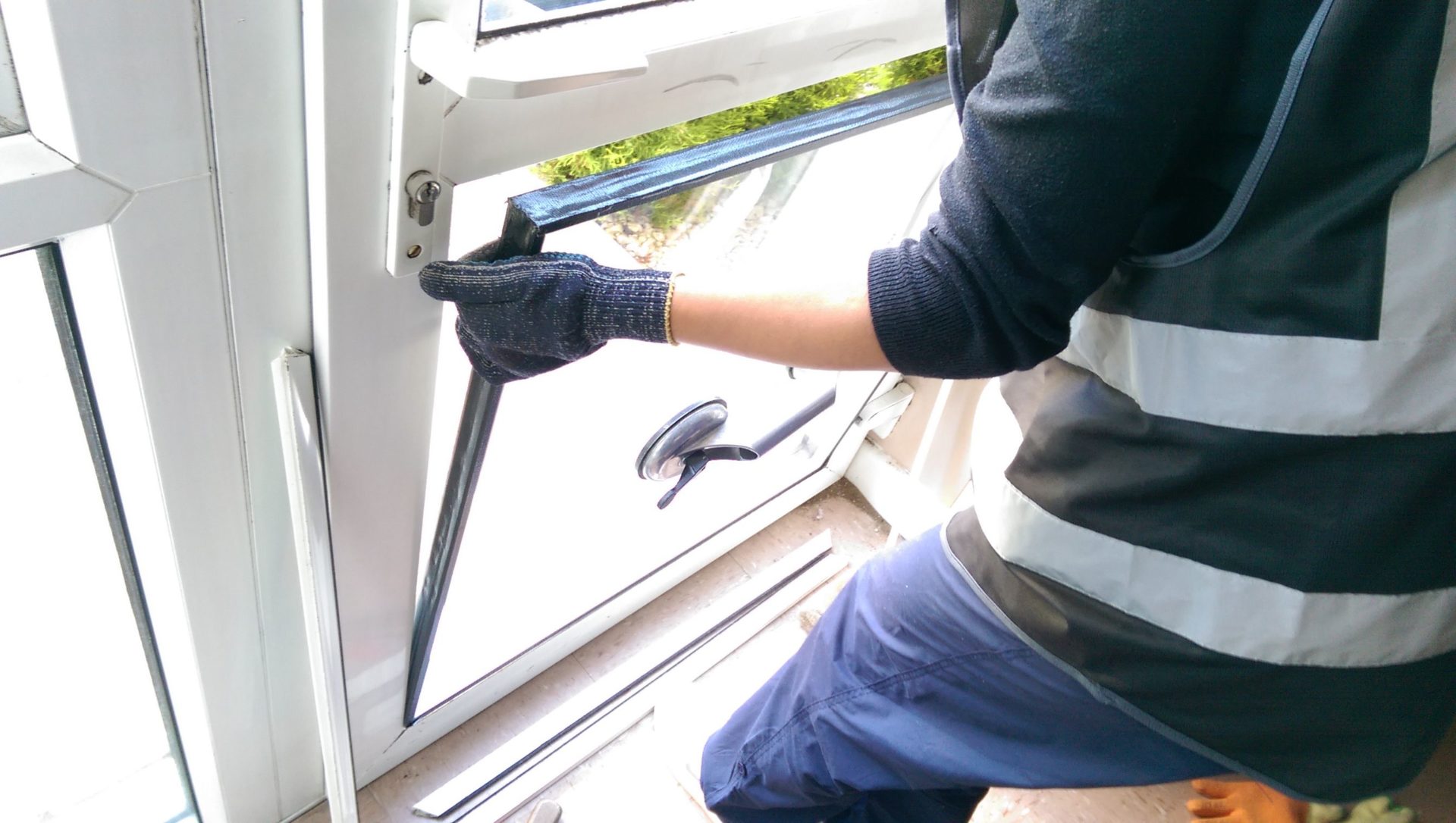 Replacing a damaged window with a new energy-efficient model in Dallas