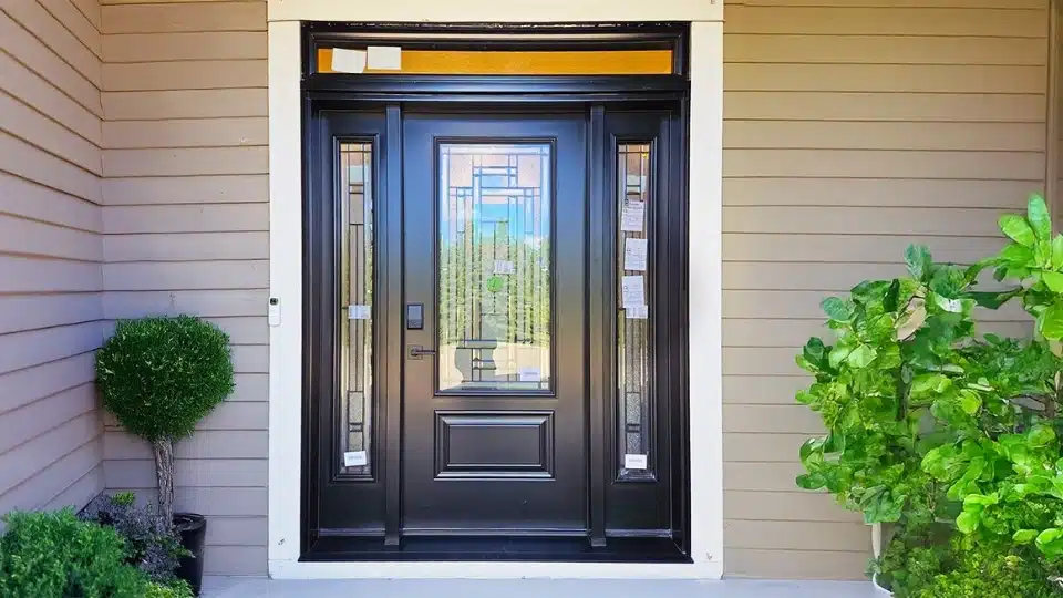 Perfectly repaired door frame showing high-quality results in Dallas