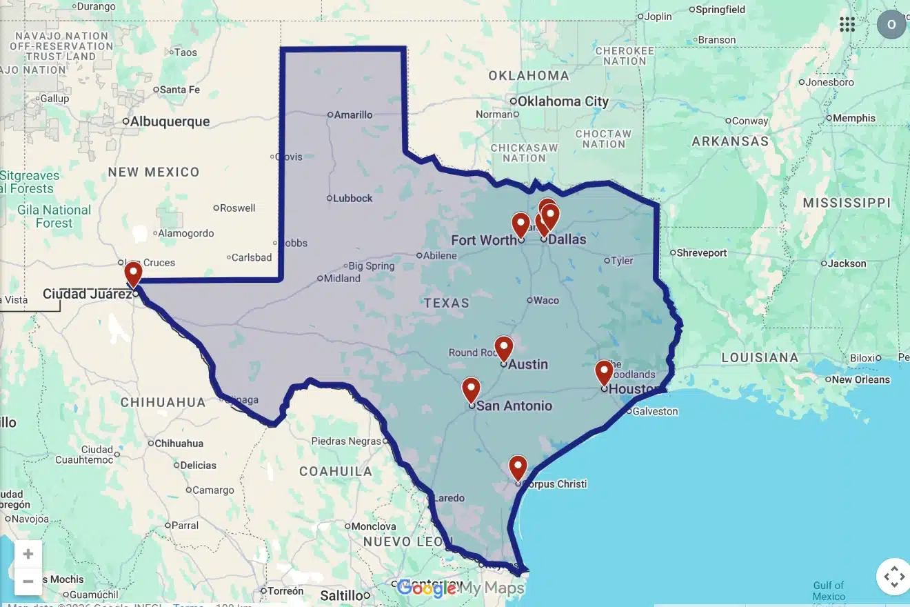 Map location windows and door repair services